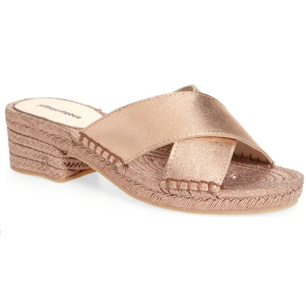Jeffrey Campbell Monada Espadrille Slides SZ 8